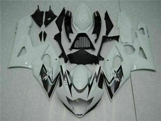 2005-2006 White GSXR 1000 Motorcycle Fairing