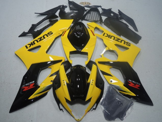 2005-2006 Yellow Black GSXR 1000 Motorcycle Bodywork