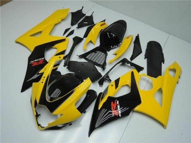 2005-2006 Yellow GSXR 1000 Motorcycle Fairings