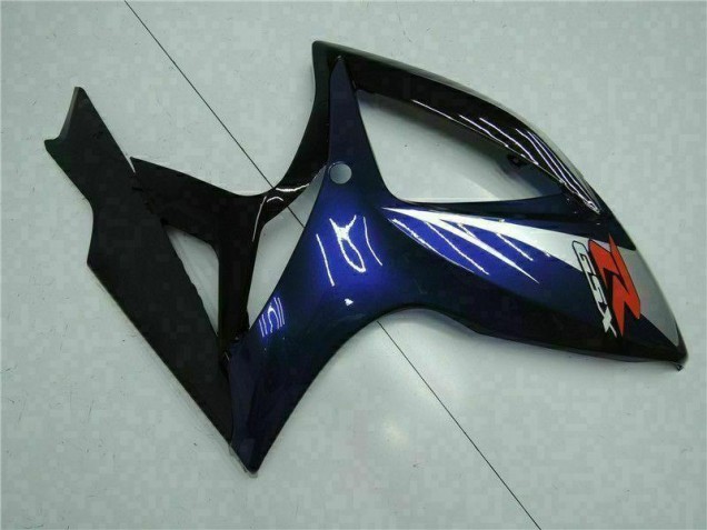 2006-2007 Black Blue GSXR 600/750 Motorcycle Bodywork 2006-2007 Black Blue GSXR 600/750 Motorcycle Bodywork