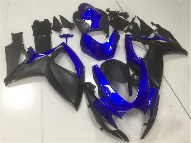 2006-2007 Black Blue GSXR 600/750 Motorcycle Fairing 2006-2007 Black Blue GSXR 600/750 Motorcycle Fairing