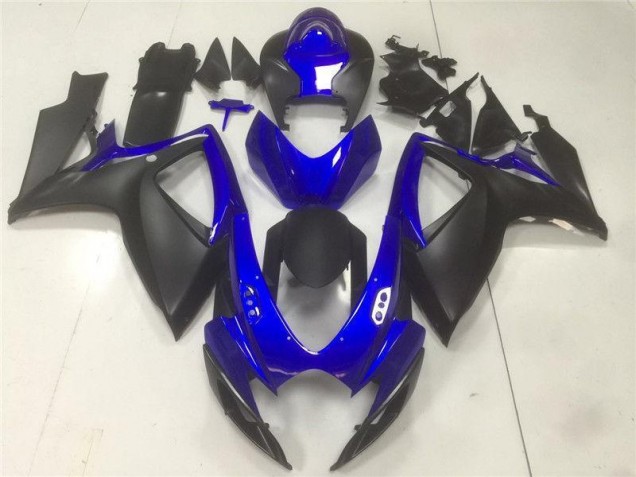 2006-2007 Black Blue GSXR 600/750 Motorcycle Fairing 2006-2007 Black Blue GSXR 600/750 Motorcycle Fairing