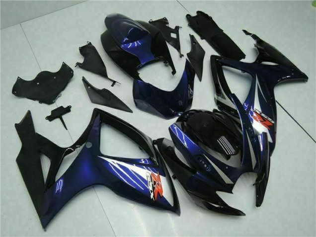 2006-2007 Black Blue GSXR 600/750 Motorcycle Fairings 2006-2007 Black Blue GSXR 600/750 Motorcycle Fairings