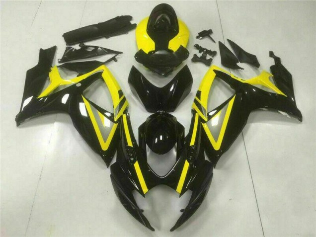 2006-2007 Black GSXR 600/750 ABS Motorcycle Fairings 2006-2007 Black GSXR 600/750 ABS Motorcycle Fairings