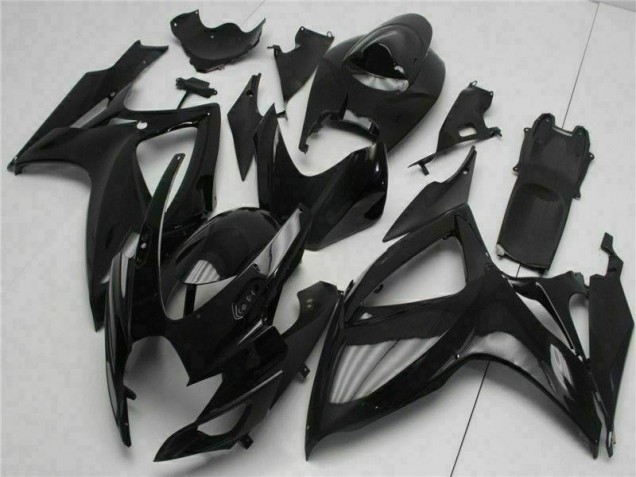 2006-2007 Black GSXR 600/750 Aftermarket Motorcycle Fairings 2006-2007 Black GSXR 600/750 Aftermarket Motorcycle Fairings