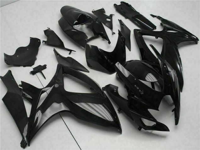2006-2007 Black GSXR 600/750 Aftermarket Motorcycle Fairings 2006-2007 Black GSXR 600/750 Aftermarket Motorcycle Fairings