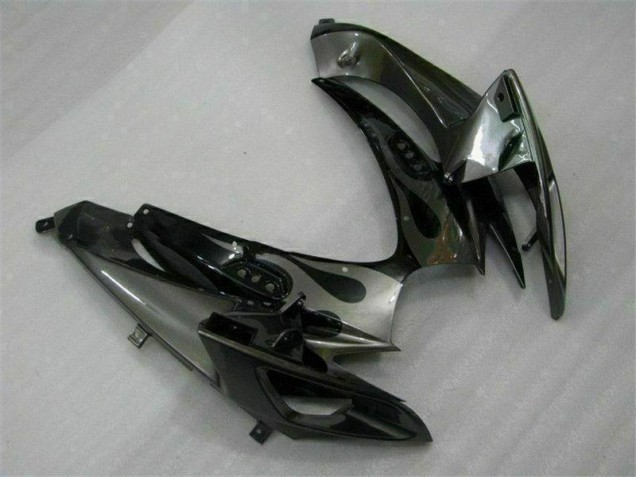 2006-2007 Black GSXR 600/750 Motorcycle Fairing Kits & Plastic 2006-2007 Black GSXR 600/750 Motorcycle Fairing Kits & Plastic