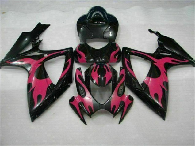 2006-2007 Black GSXR 600/750 Motorcycle Fairings 2006-2007 Black GSXR 600/750 Motorcycle Fairings