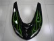 2006-2007 Black Green Flame ZX10R Motorcycle Fairings 2006-2007 Black Green Flame ZX10R Motorcycle Fairings
