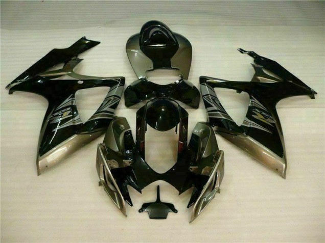 2006-2007 Black Grey GSXR 600/750 Motorcycle Fairings 2006-2007 Black Grey GSXR 600/750 Motorcycle Fairings