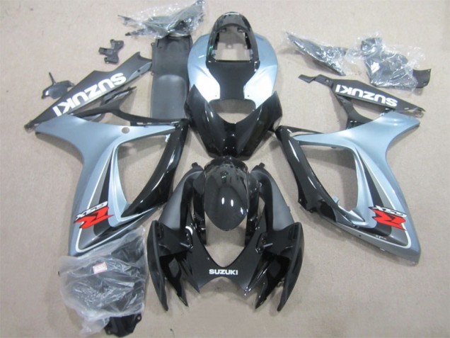 2006-2007 Black Grey GSXR 600 Motorcycle Fairings 2006-2007 Black Grey GSXR 600 Motorcycle Fairings