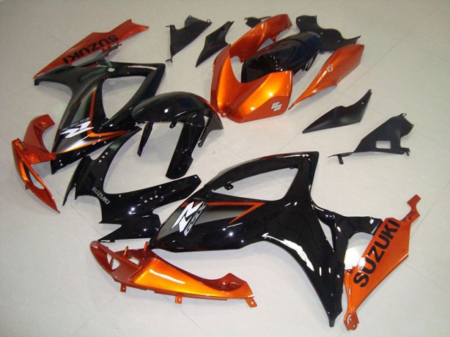 2006-2007 Black Orange GSXR 750 Motorcycle Fairing 2006-2007 Black Orange GSXR 750 Motorcycle Fairing