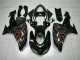 2006-2007 Black Red Flame ZX10R Motorcycle Fairing 2006-2007 Black Red Flame ZX10R Motorcycle Fairing