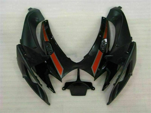 2006-2007 Black Red GSXR 600/750 Motorcycle Fairing
