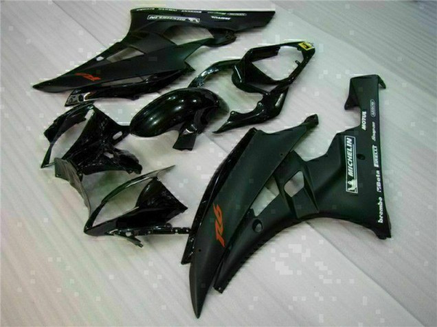 2006-2007 Black YZF R6 Full Motorcycle Fairing Kits 2006-2007 Black YZF R6 Full Motorcycle Fairing Kits