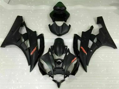 2006-2007 Black YZF R6 Motorcycle Fairings