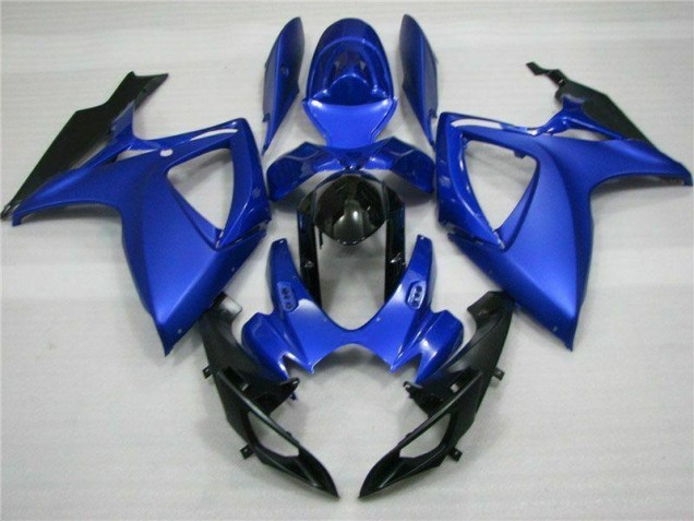 2006-2007 Blue Black GSXR 600/750 Full Motorcycle Fairing Kits 2006-2007 Blue Black GSXR 600/750 Full Motorcycle Fairing Kits