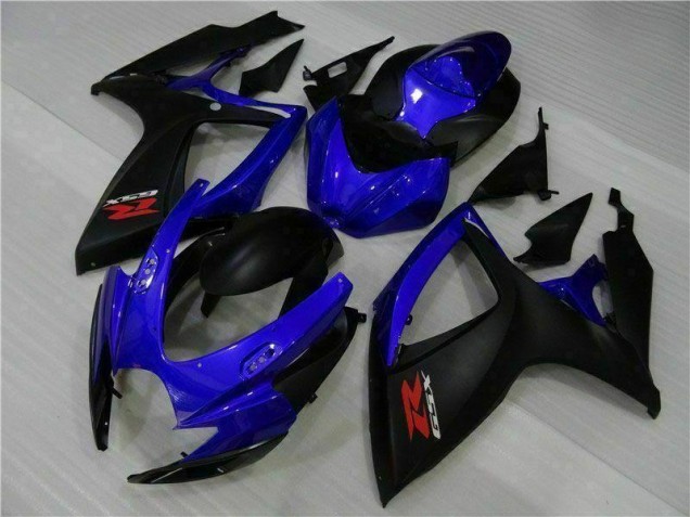 2006-2007 Blue Black GSXR 600/750 Motorcycle Fairing 2006-2007 Blue Black GSXR 600/750 Motorcycle Fairing