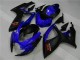 2006-2007 Blue Black GSXR 600/750 Motorcycle Fairing 2006-2007 Blue Black GSXR 600/750 Motorcycle Fairing