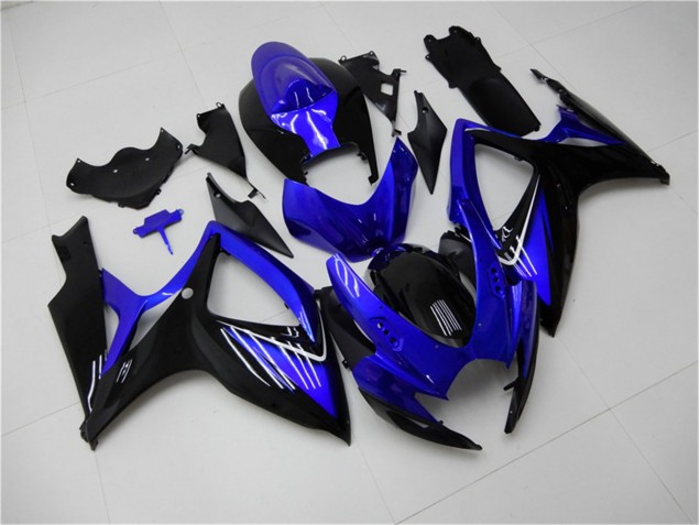2006-2007 Blue Black GSXR 600/750 Motorcycle Fairings 2006-2007 Blue Black GSXR 600/750 Motorcycle Fairings