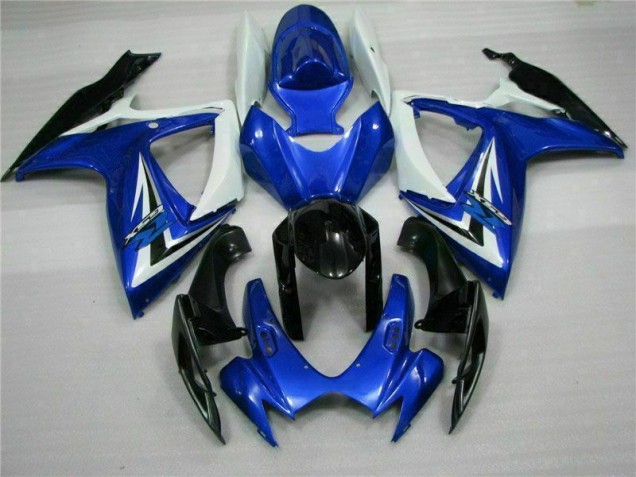 2006-2007 Blue GSXR 600/750 ABS Motorcycle Fairings 2006-2007 Blue GSXR 600/750 ABS Motorcycle Fairings