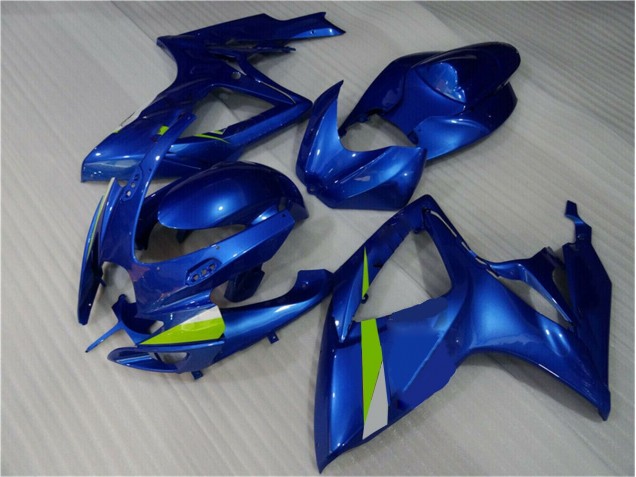 2006-2007 Blue GSXR 600/750 Motorcycle Bodywork 2006-2007 Blue GSXR 600/750 Motorcycle Bodywork