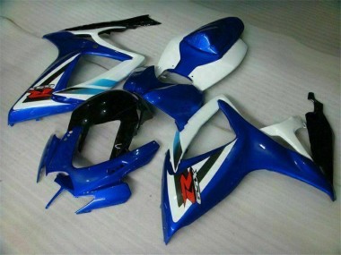 2006-2007 Blue White GSXR 600/750 Motorcycle Bodywork