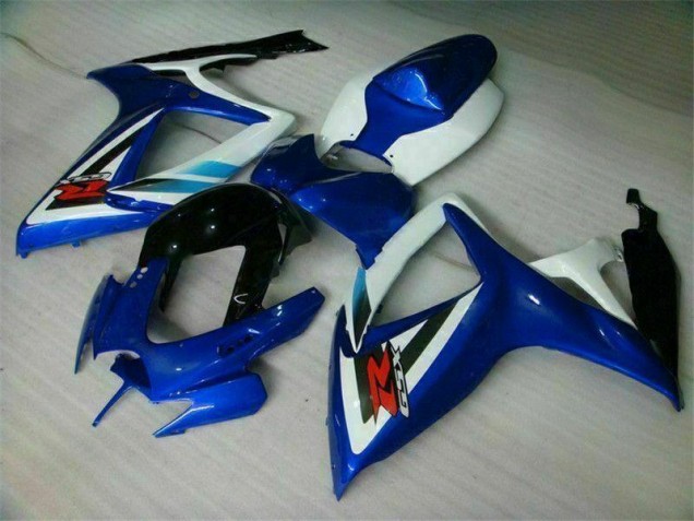 2006-2007 Blue White GSXR 600/750 Motorcycle Bodywork 2006-2007 Blue White GSXR 600/750 Motorcycle Bodywork