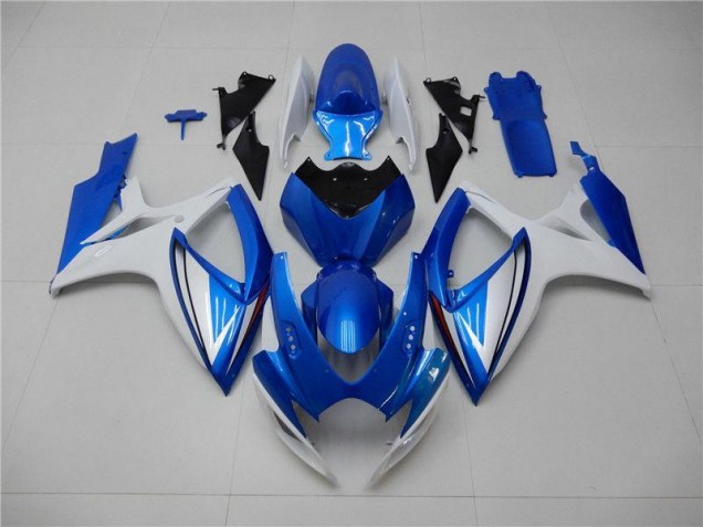 2006-2007 Blue White GSXR 600/750 Motorcycle Fairing 2006-2007 Blue White GSXR 600/750 Motorcycle Fairing
