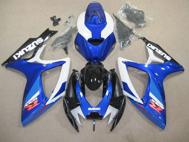 2006-2007 Blue White GSXR 600 Motorcycle Bodywork