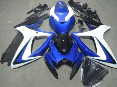 2006-2007 Blue White ZX10R Motorcycle Fairings