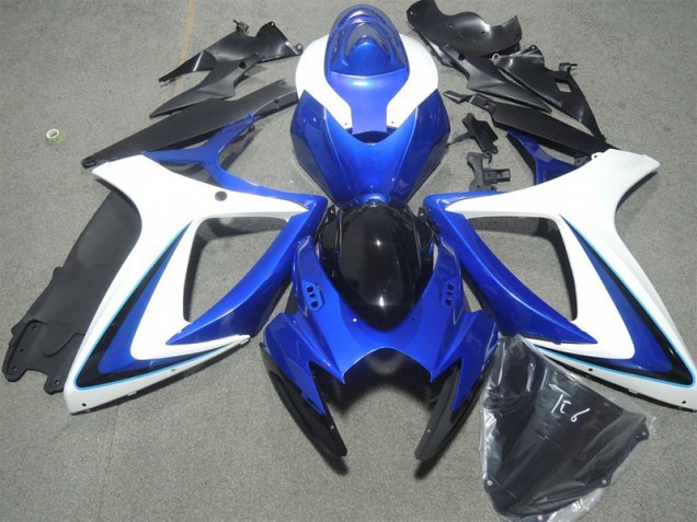 2006-2007 Blue White ZX10R Motorcycle Fairings 2006-2007 Blue White ZX10R Motorcycle Fairings