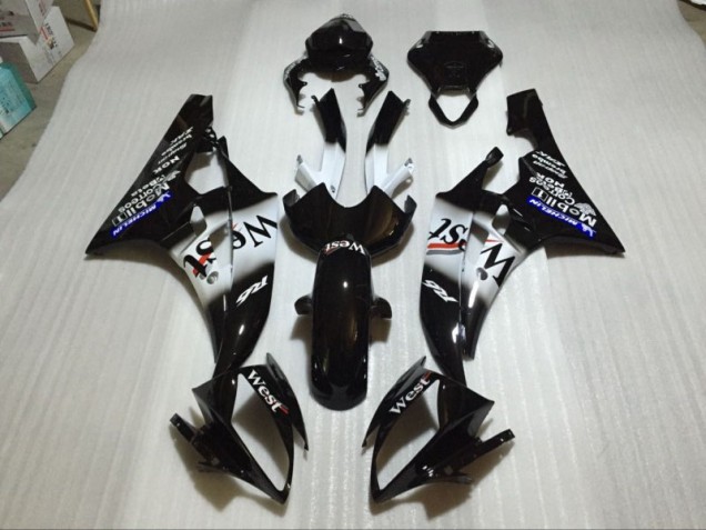 2006-2007 Glossy Black YZF R6 Motorcycle Fairings 2006-2007 Glossy Black YZF R6 Motorcycle Fairings