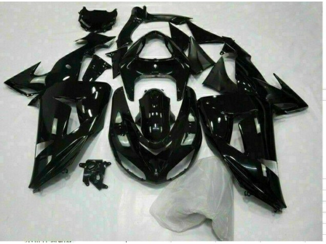 2006-2007 Glossy Black ZX10R Motorcycle Fairings 2006-2007 Glossy Black ZX10R Motorcycle Fairings