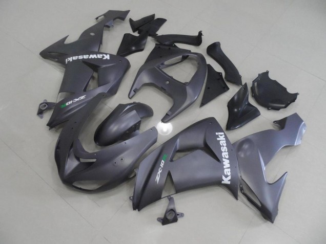 2006-2007 Grey with White Decals ZX10R Motorcycle Fairings