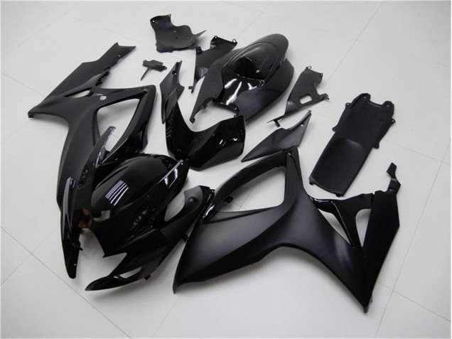 2006-2007 Matte Black GSXR 600/750 Motorcycle Fairings 2006-2007 Matte Black GSXR 600/750 Motorcycle Fairings