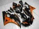 2006-2007 Orange Black YZF R6 Motorcycle Fairings