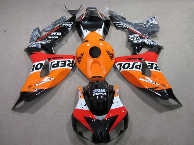 2006-2007 Orange Repsol CBR1000RR Motorcycle Fairings 2006-2007 Orange Repsol CBR1000RR Motorcycle Fairings