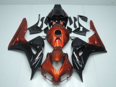 2006-2007 Orange and Black CBR1000RR Motorcycle Fairings