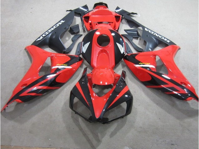 2006-2007 Red Black Fireblade CBR1000RR Motorcycle Fairings 2006-2007 Red Black Fireblade CBR1000RR Motorcycle Fairings