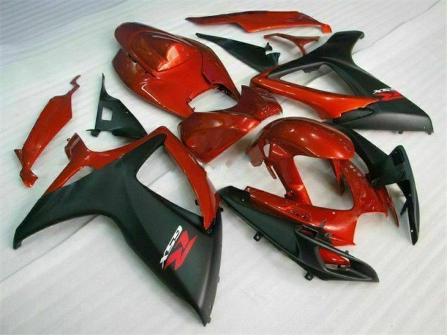 2006-2007 Red Black GSXR 600/750 Full Motorcycle Fairing Kits 2006-2007 Red Black GSXR 600/750 Full Motorcycle Fairing Kits