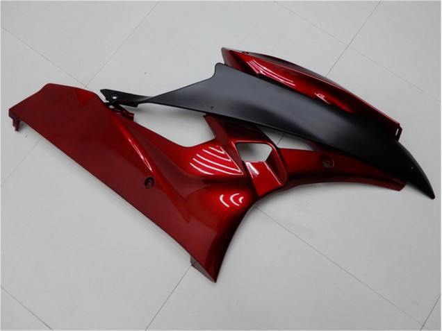 2006-2007 Red Black YZF R6 Motorcycle Fairing 2006-2007 Red Black YZF R6 Motorcycle Fairing