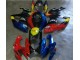 2006-2007 Red Blue GSXR 600/750 Motorcycle Fairings 2006-2007 Red Blue GSXR 600/750 Motorcycle Fairings