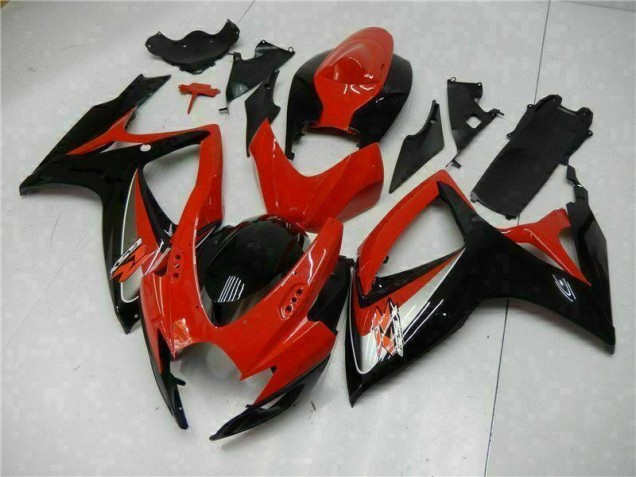 2006-2007 Red GSXR 600/750 Motorcycle Fairing 2006-2007 Red GSXR 600/750 Motorcycle Fairing