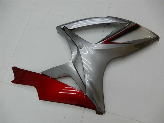2006-2007 Red Silver GSXR 600/750 Motorcycle Fairings 2006-2007 Red Silver GSXR 600/750 Motorcycle Fairings