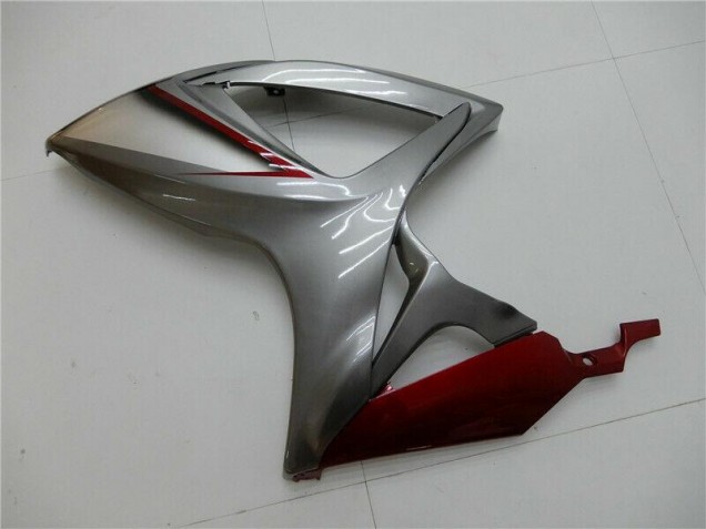 2006-2007 Red Silver GSXR 600/750 Motorcycle Fairings 2006-2007 Red Silver GSXR 600/750 Motorcycle Fairings