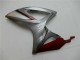 2006-2007 Red Silver GSXR 600/750 Motorcycle Fairings 2006-2007 Red Silver GSXR 600/750 Motorcycle Fairings