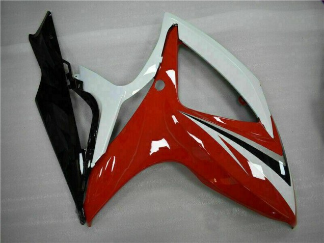 2006-2007 Red White GSXR 600/750 Motorcycle Fairing 2006-2007 Red White GSXR 600/750 Motorcycle Fairing