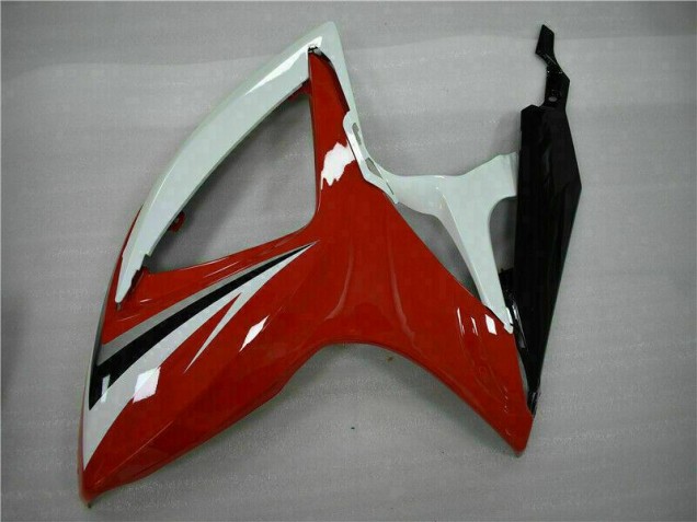2006-2007 Red White GSXR 600/750 Motorcycle Fairing 2006-2007 Red White GSXR 600/750 Motorcycle Fairing