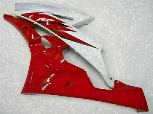 2006-2007 Red White YZF R6 Motorcycle Bodywork 2006-2007 Red White YZF R6 Motorcycle Bodywork